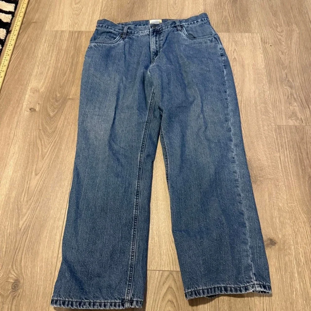 Red Head Brand Co Flannel Lined Jeans 36x30 Relaxed Fit Workwear Denim